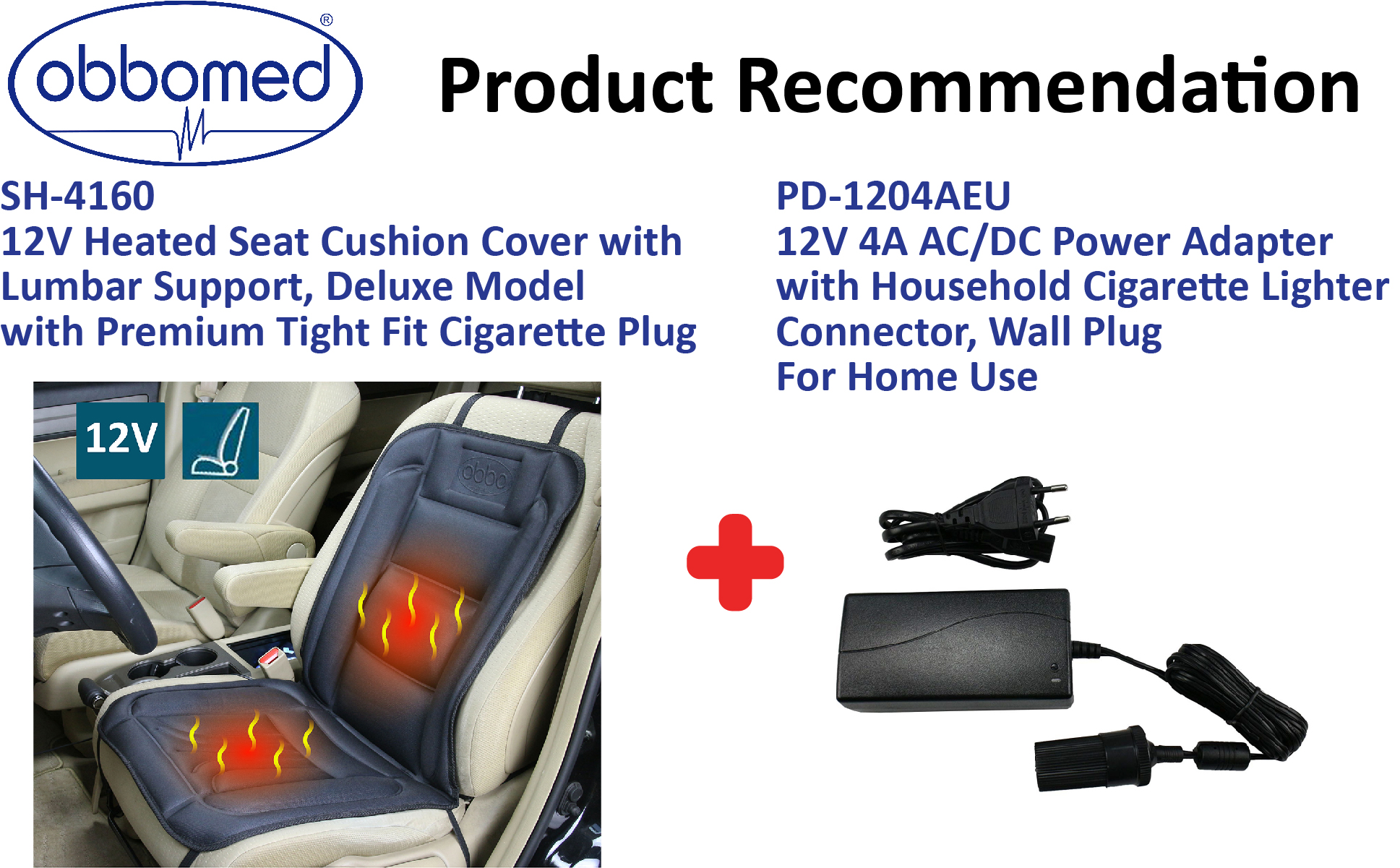 SH-4160 Obbomed Seat Heater, 12V, Deluxe Model with Premium Plug - Image 7
