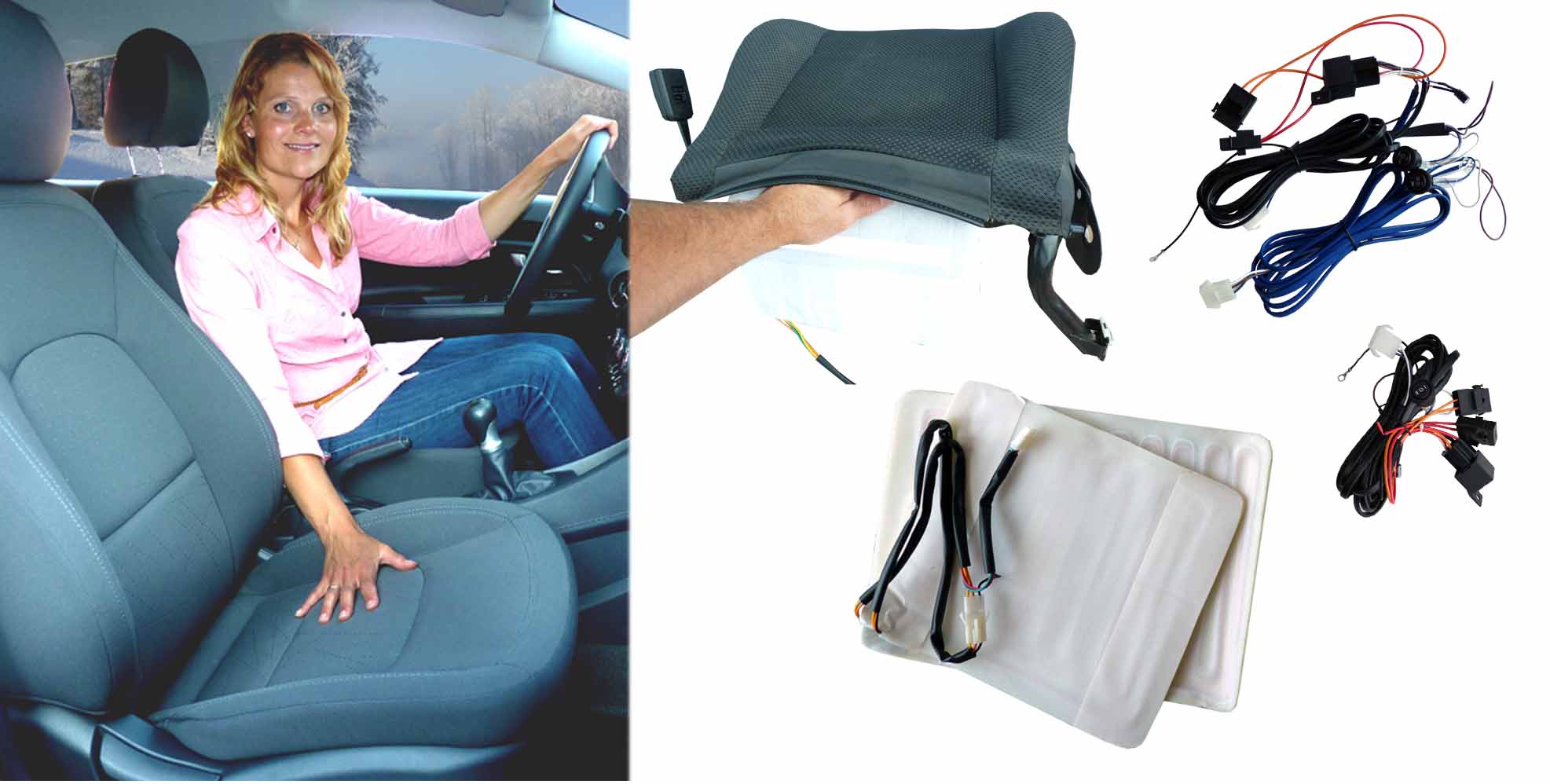 SH-4181 Obbomed Retrofit Seat Heater For Front Seat- Single seat Set - Image 3