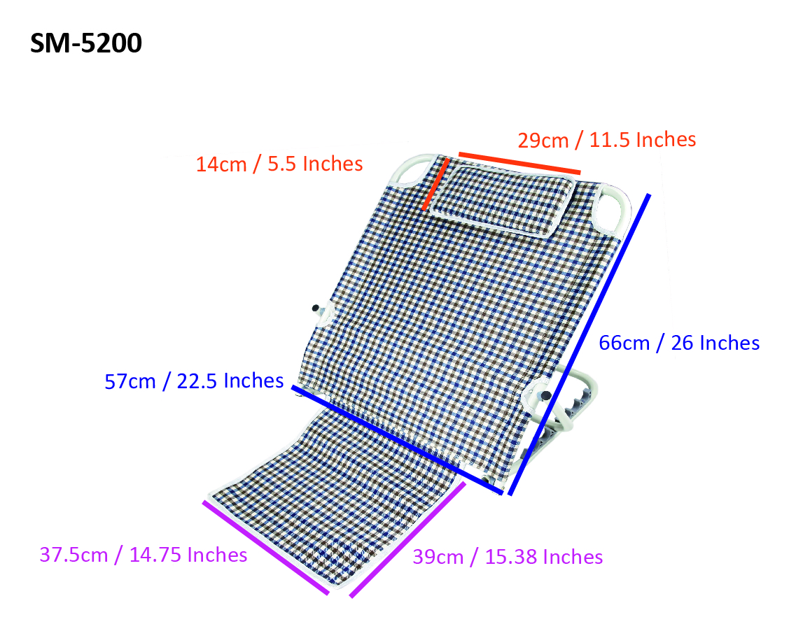 SM-5200 Adjustable Backrest with Headrest - Image 6