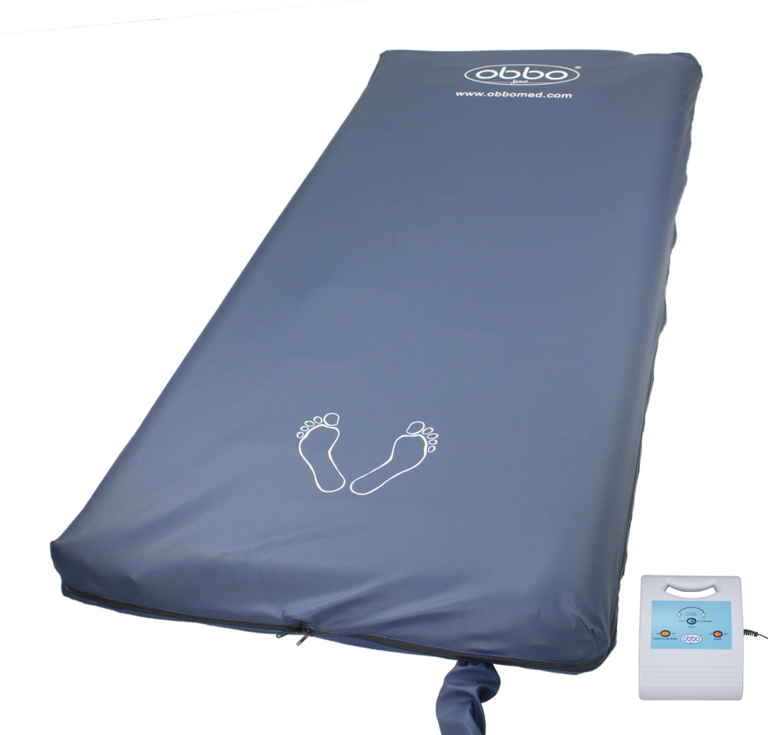 MA-6500 2-in-1 Alternating Mattress with Lateral Rotation by 3-6” Cone Shape Tube and Pump system W/Low Air Loss for Anti-Pressure Ulcers, Bed Sores , Fits Standard Hospital beds - (Size 78 x 35” / 200 x 90 cm)