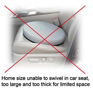 SS-2723 360° Ultra-Thin Auto Swivel Seat Cushion with Large Rotating Disc - Image 2