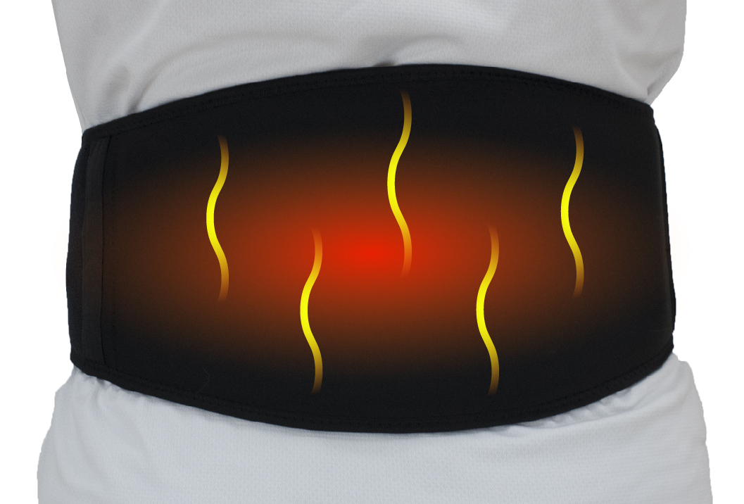 MH-2370L USB Portable 5V 10W Far Infrared Graphene Heated Belt; Black - L : 123 x 19 cm - Image 5