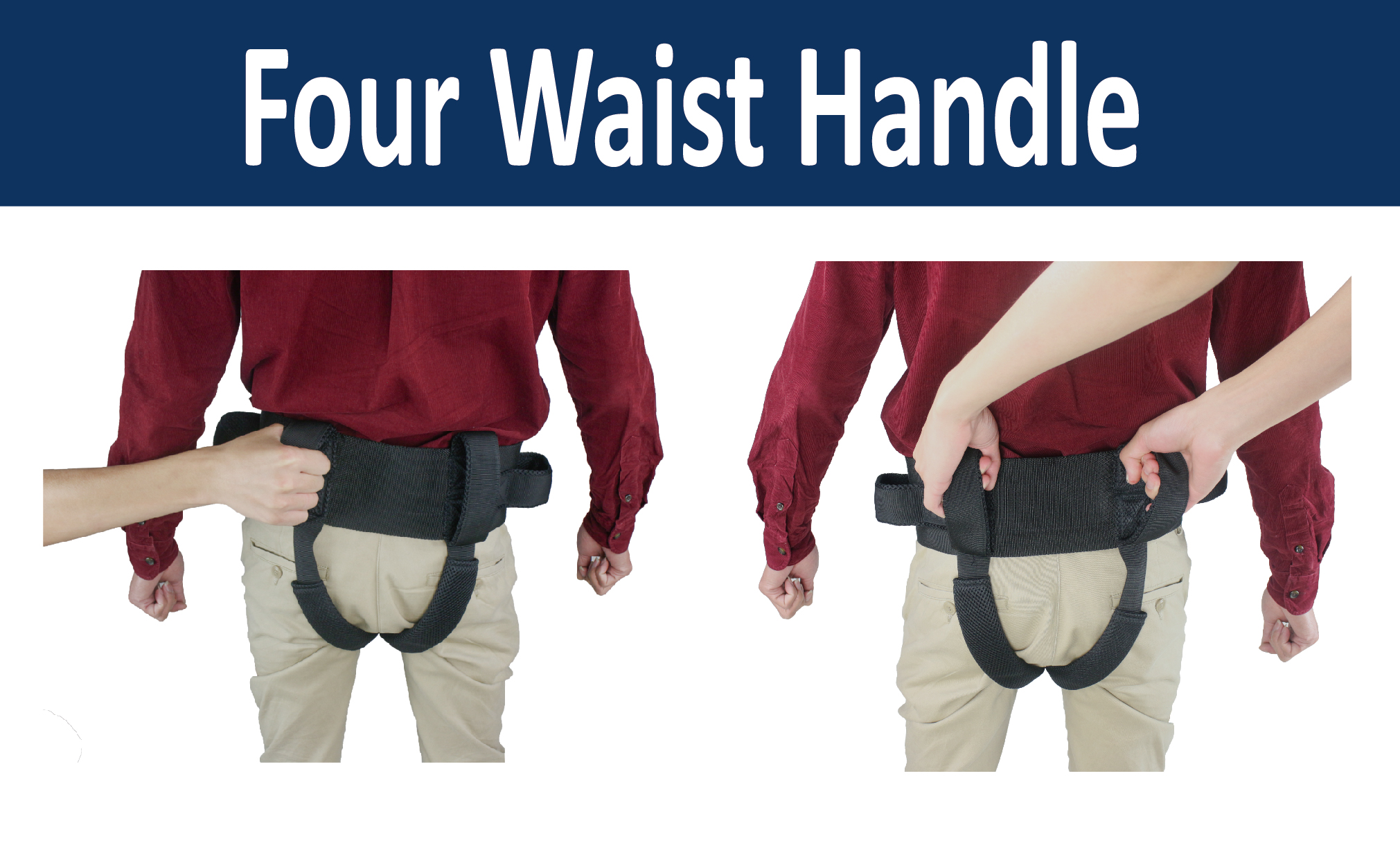 Obbomed MB-2910 Patient Lift Transfer Gait Belt with handle Leg straps & Quick Release Metal Buckle, Medical Nursing Safety Assist Device for moving disabled, bariatric handicap – 55 inch / 140cm - Image 4