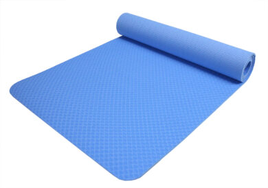 FY-1806 Non-Slip TPE Yoga Mat 1/4” (6mm) with Carrying Strap & Bag