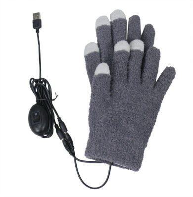 MH-1005G Touchscreen USB 5V Carbon Fiber Heated Gloves – Full Finger