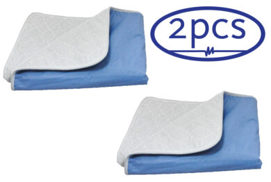 MC-1032L Reusable Incontinence Bed Pad with 4-Layer Design - L : 86 x 130 cm / 2 Pieces