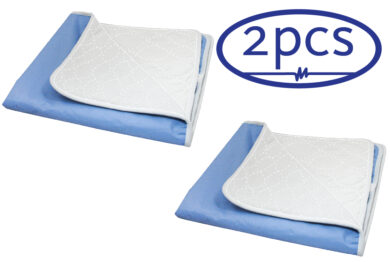 MC-1032M Reusable Incontinence Bed Pad with 4-Layer Design - M : 86 x 91 cm / 2 Pieces