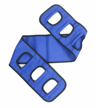 Obbomed MB-2920 Patient Lift Transfer Sling Gait Belt with handle, Medical Nursing Safety Assist Device for moving Seniors, Turner elderly disabled, bariatric handicap, Blue, Size : 118 x 18cm / 46.5” x 7.1”